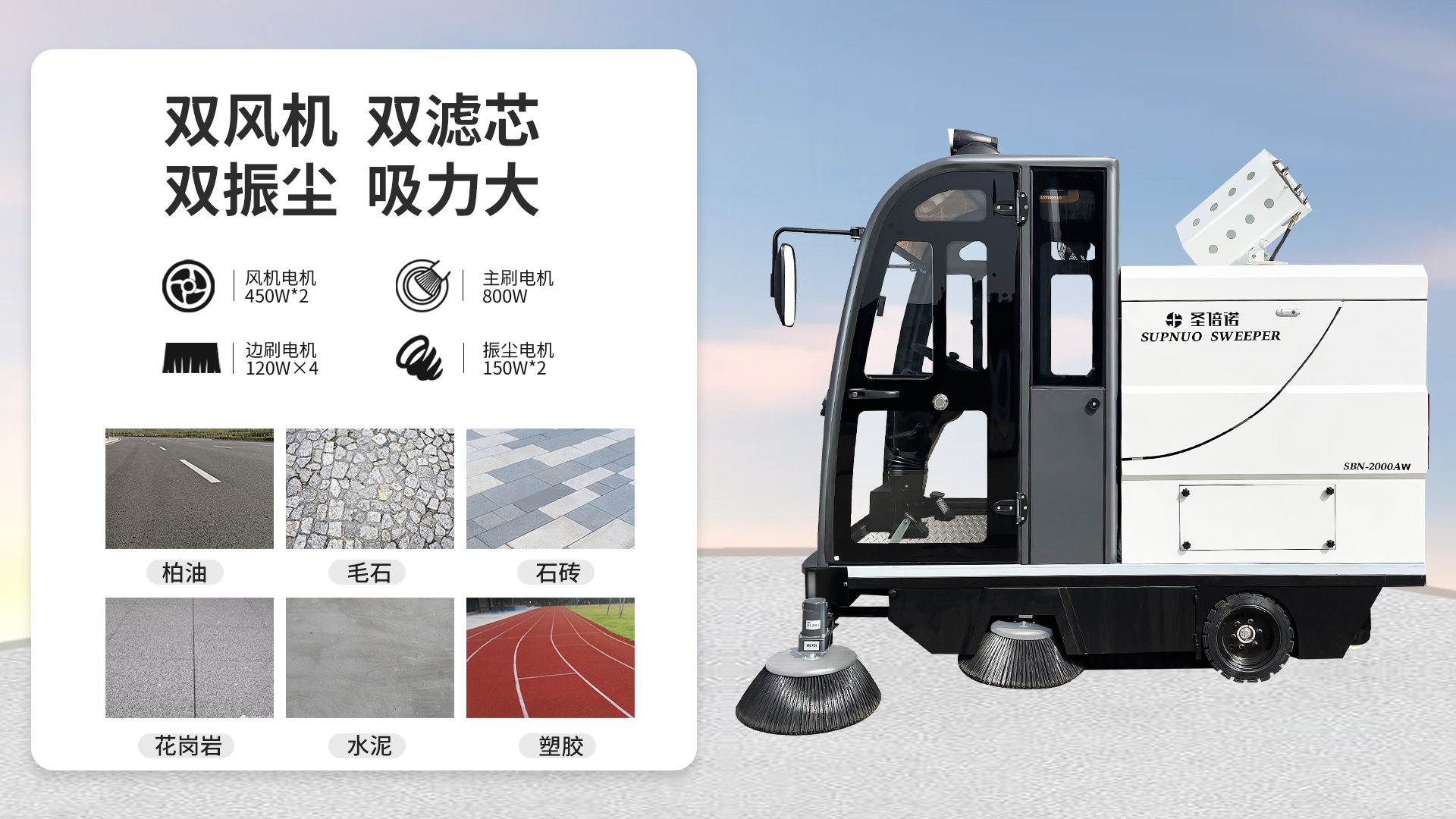 宣威电动扫地车的优势与应用场景